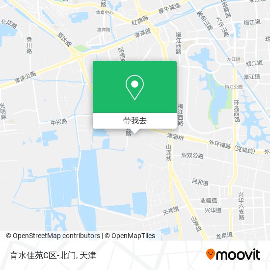 育水佳苑C区-北门地图