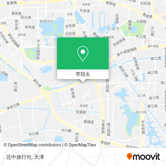 北中旅行社地图