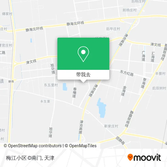 梅江小区-D南门地图