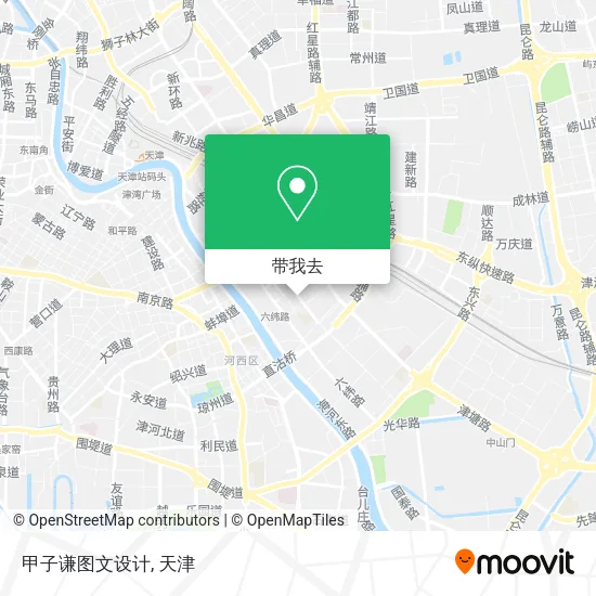 甲子谦图文设计地图