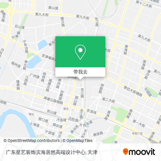 广东星艺装饰滨海居然高端设计中心地图