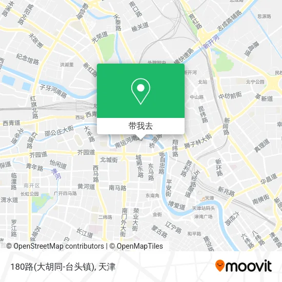180路(大胡同-台头镇)地图