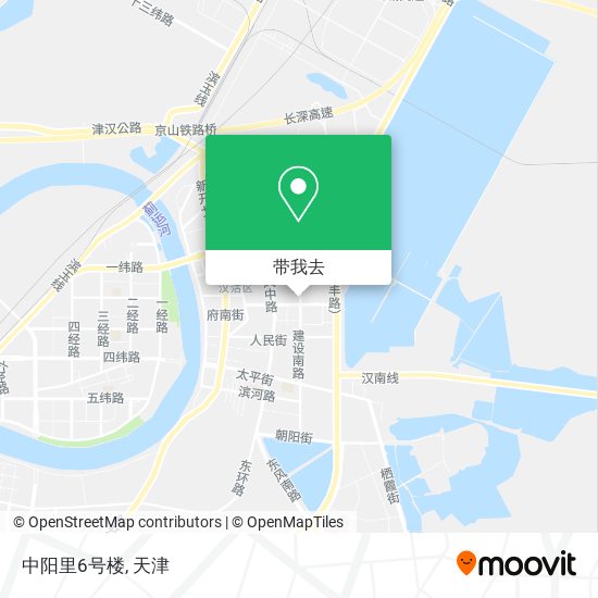 中阳里6号楼地图