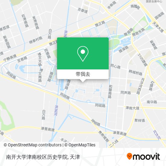 南开大学津南校区历史学院地图