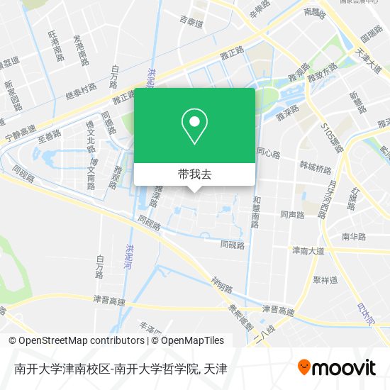 南开大学津南校区-南开大学哲学院地图