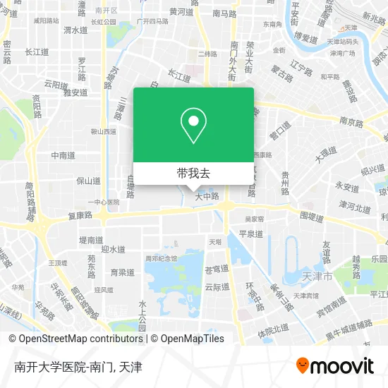 南开大学医院-南门地图