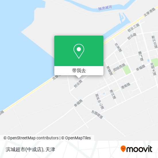 滨城超市(中成店)地图