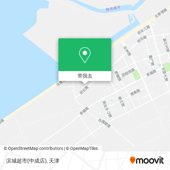 滨城超市(中成店)地图