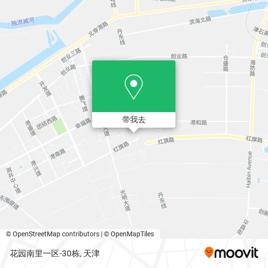 花园南里一区-30栋地图