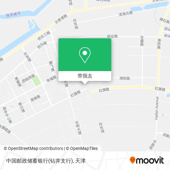 中国邮政储蓄银行(钻井支行)地图