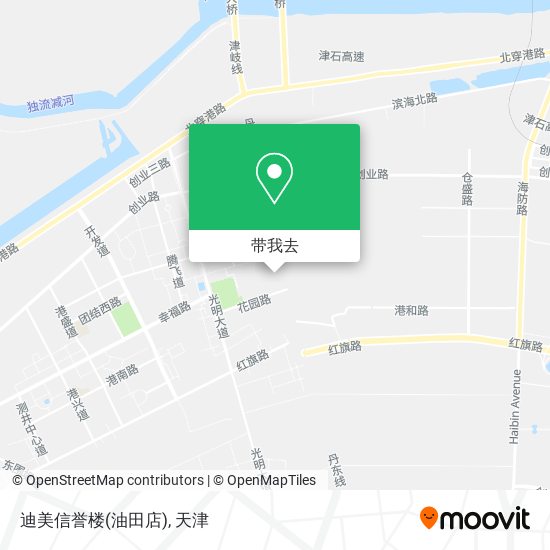 迪美信誉楼(油田店)地图