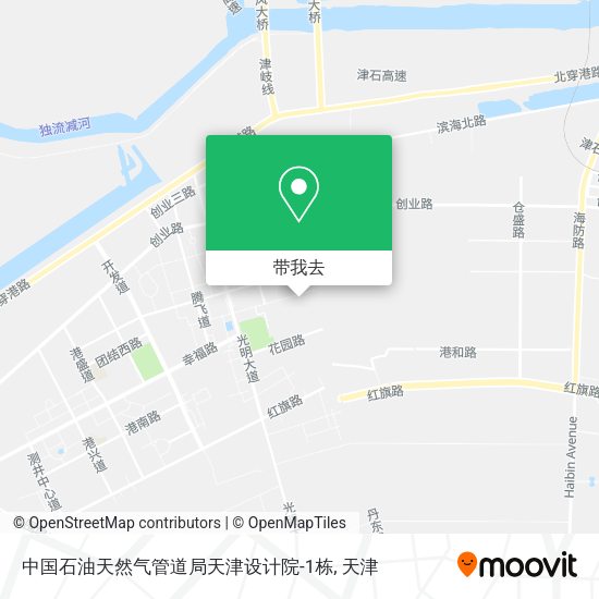 中国石油天然气管道局天津设计院-1栋地图