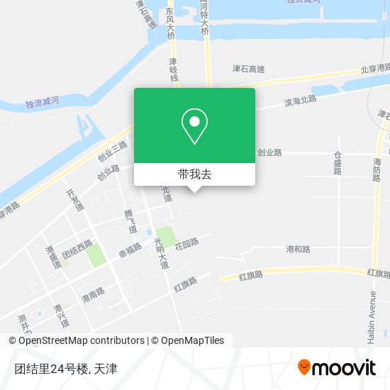 团结里24号楼地图