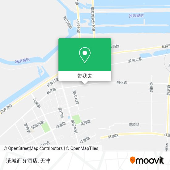 滨城商务酒店地图