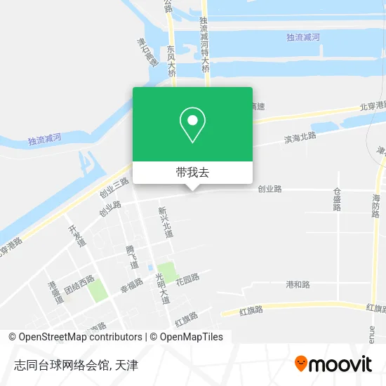 志同台球网络会馆地图