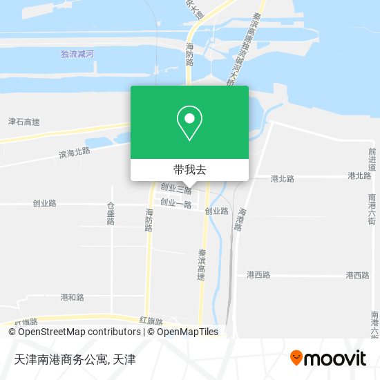 天津南港商务公寓地图