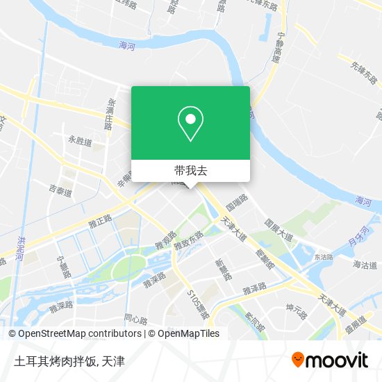 土耳其烤肉拌饭地图