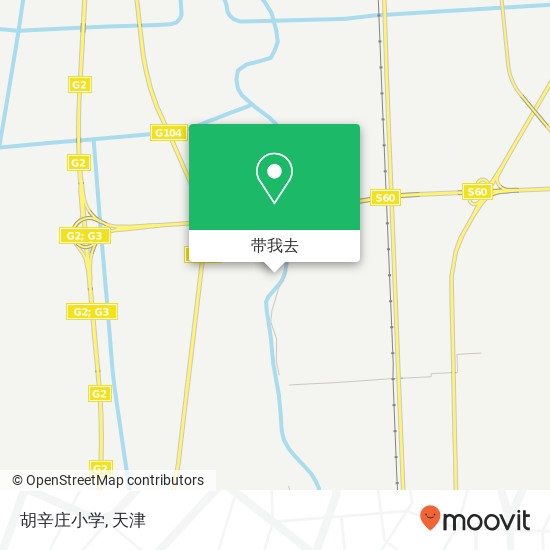 胡辛庄小学地图