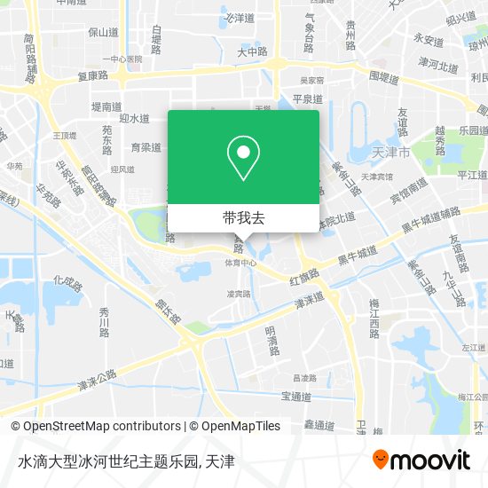 水滴大型冰河世纪主题乐园地图