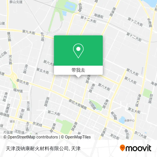 天津茂钠康耐火材料有限公司地图