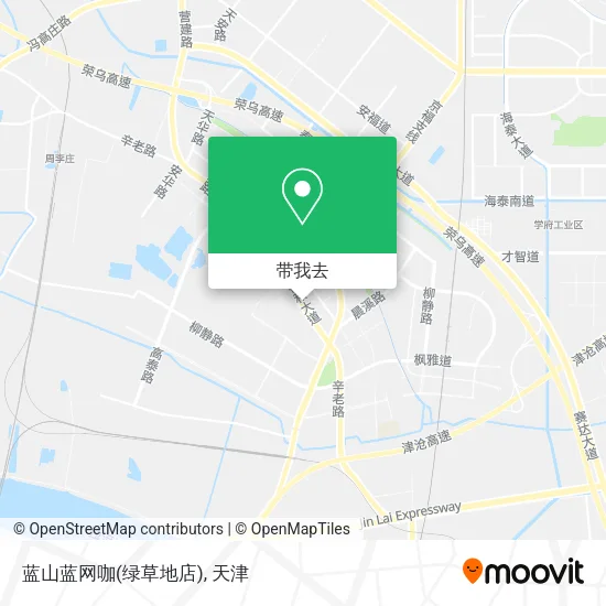 蓝山蓝网咖(绿草地店)地图