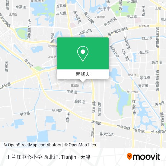 王兰庄中心小学-西北门地图