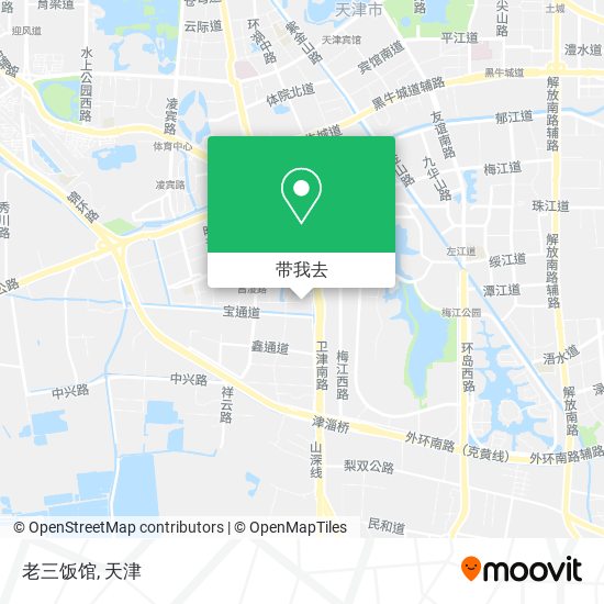 老三饭馆地图