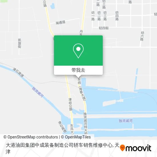 大港油田集团中成装备制造公司轿车销售维修中心地图