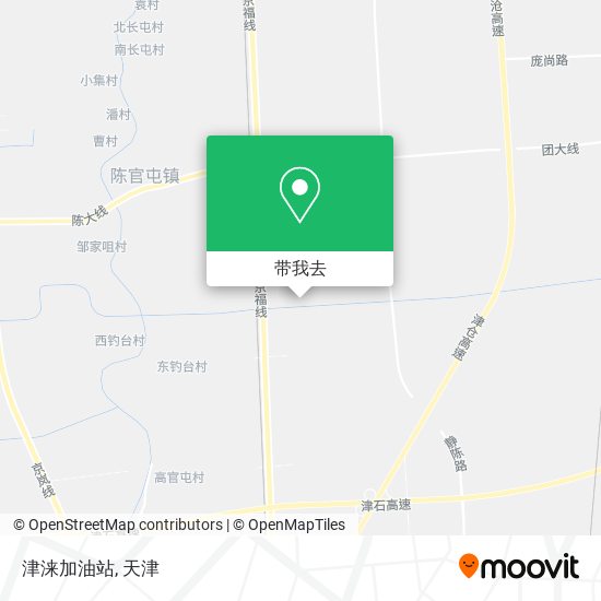 津涞加油站地图