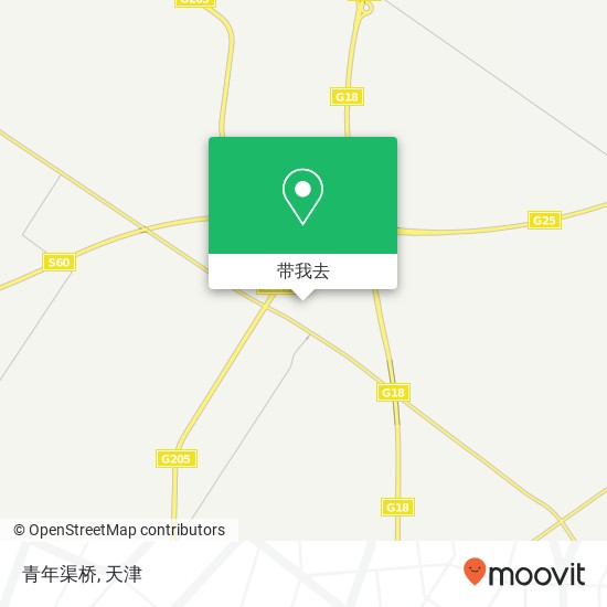 青年渠桥地图