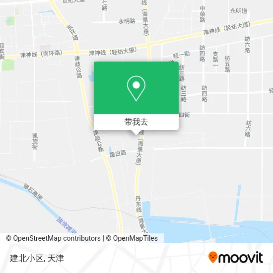建北小区地图
