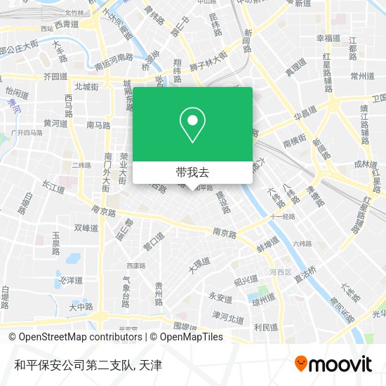 和平保安公司第二支队地图