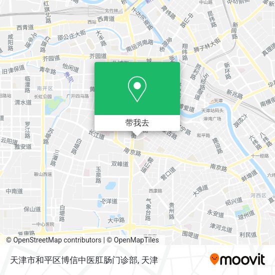 天津市和平区博信中医肛肠门诊部地图