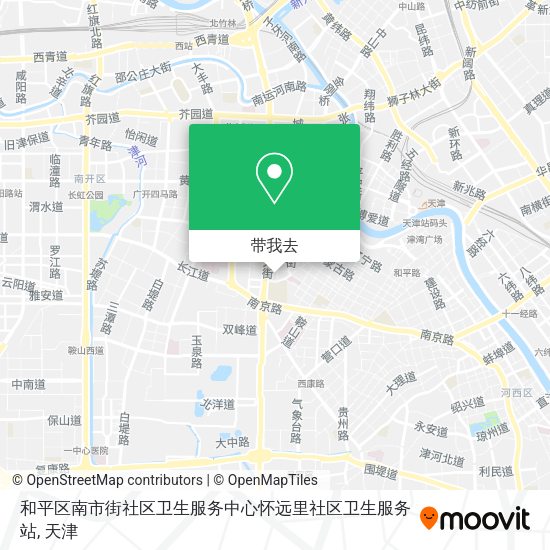 和平区南市街社区卫生服务中心怀远里社区卫生服务站地图