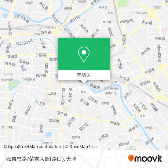 张自忠路/荣吉大街(路口)地图