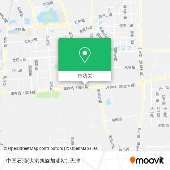 中国石油(大港凯旋加油站)地图