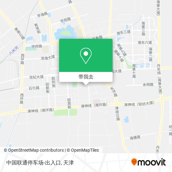 中国联通停车场-出入口地图