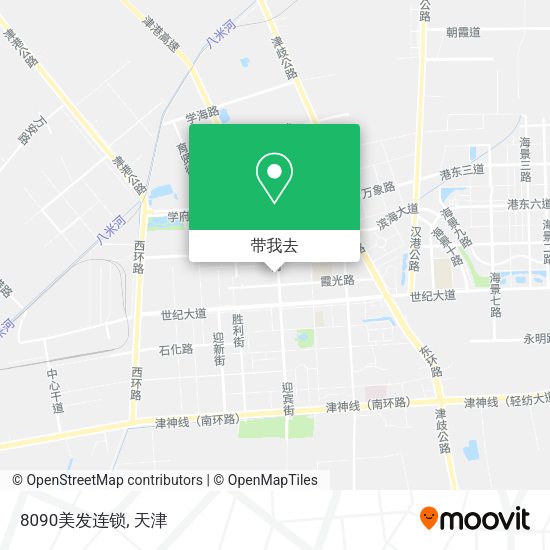 8090美发连锁地图