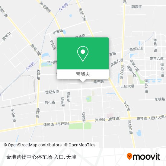 金港购物中心停车场-入口地图