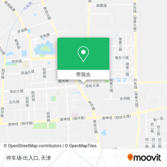 停车场-出入口地图