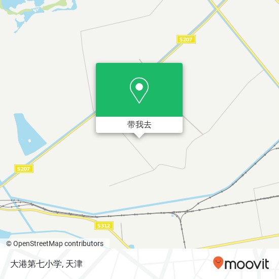 大港第七小学地图
