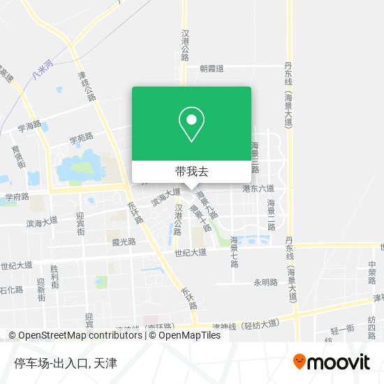 停车场-出入口地图