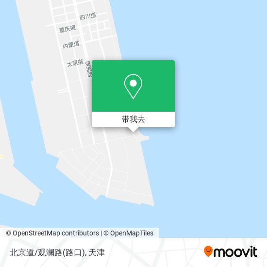 北京道/观澜路(路口)地图