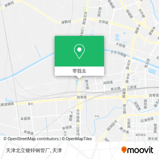 天津北立镀锌钢管厂地图