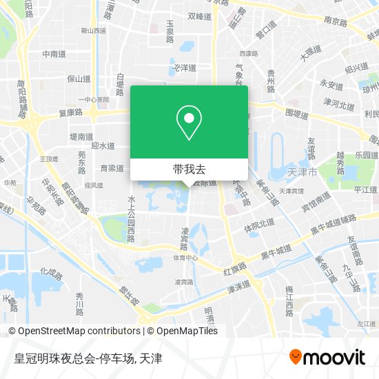 皇冠明珠夜总会-停车场地图