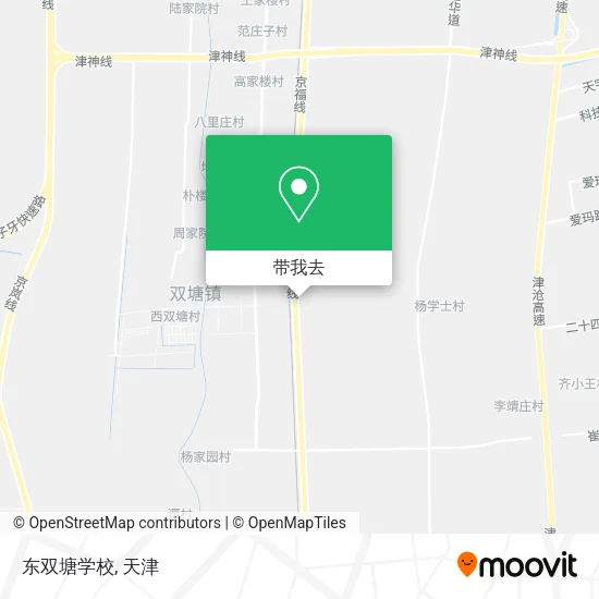 东双塘学校地图