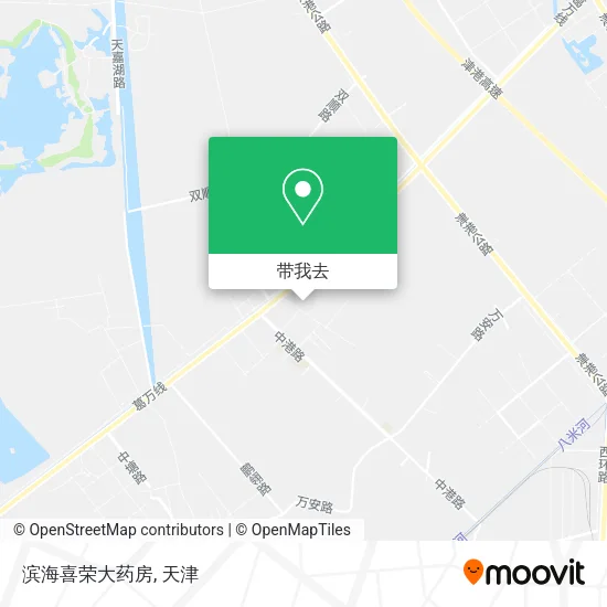 滨海喜荣大药房地图