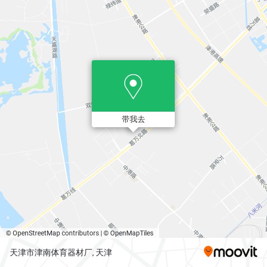 天津市津南体育器材厂地图