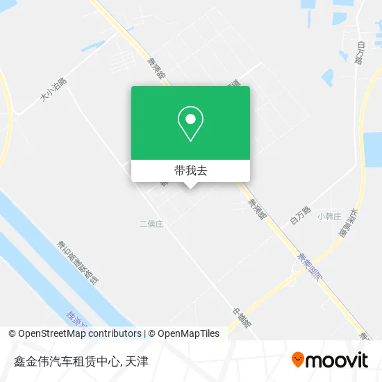 鑫金伟汽车租赁中心地图
