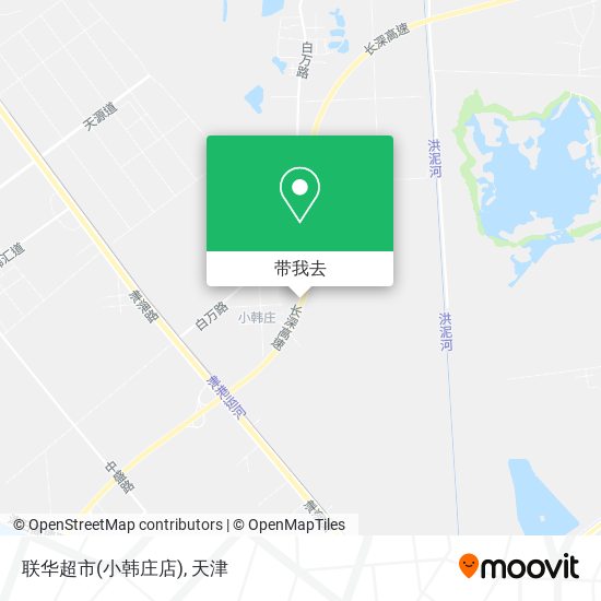 联华超市(小韩庄店)地图